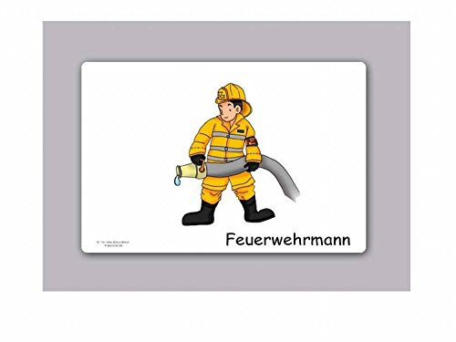 Occupations and Jobs Flashcards in German - Bildkarten - Berufe