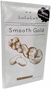 2 Mask Sheets of LuLuLun Face Mask Plus Smooth Gold. Sericin. Nature Care Mask. (30 ml/ sheet.)