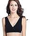 CAKYE Women's Maternity Nursing Bra for Sleep and Breastfeeding 3 Pcs/Pack (Small/34B,34C,34D, Black/Gray/Light Green)