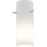 Cylinder - Pendant Glass Shade - Opal Glass Finish