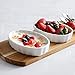 Sweese 504.002 Porcelain Ramekins Oval Shape - 4 Ounce for Creme Brulee - Set of 6, 4.7 x 3.2 x 1 Inch, Hot Assorted Color