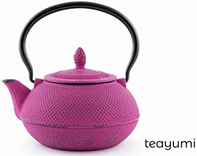 teayumi Arare Teapot Cast Iron 0.9 Litres Purple
