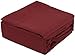 CGK Linens Queen 6 Piece Sheet Set - Cooling Sheets for Hot Sleepers - Hotel Luxury Bedding Set with 8-16 Inch Deep Pockets - 1 Flat & 1 Fitted & 4 Pillowcases - Soft, Comfy & Wrinkle Free - Burgundy
