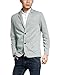 uxcell Men's Casual Slim Fit Lightweight Button Closure Cardigan Blazer Sports Coat W Pockets Gray M (US 40)