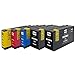 Run Star Compatible Ink Cartridge Replacement for HP 950XL 951XL (2 Black, 1 Cyan, 1 Yellow, 1 Magenta, 5-Pack)