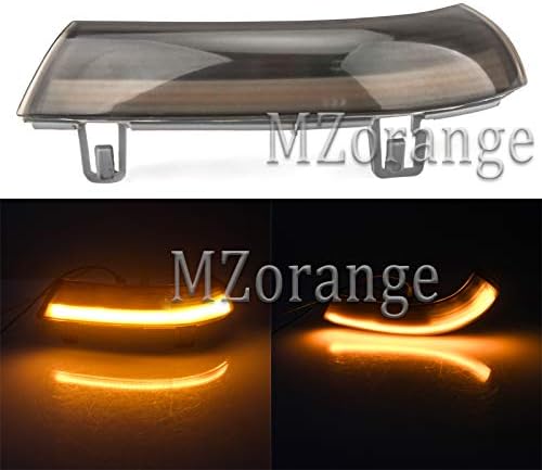 MZORANGE Dynamic Flowing Wing Mirror Indicator Turn Signals Light For Golf Mk5 Passat