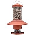 Wingscapes AUTOFEEDER Bird Feeder, Programmable, Automatic Time Released, Battery-Powered, Removable Lid, Squirrel Proof, Weather Resistant, 360 Degree Perch, Large Capacity - Sunset Copper