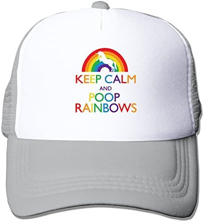 Adult Cute Unicorn Fart Hats Snapback Baseball Caps Ash