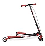 Yvolution Y Fliker Air Push Swing Scooter Winged Speeder Tri Wheel 3 Wheel Kick Scooter Carver Drifter for Boys / Girls / Children Kickboard - Multiple Colors
