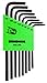 Bondhus 32432 Set of 8 Tamper Resistant Star L-wrenches,Long,sizes TR6-TR25