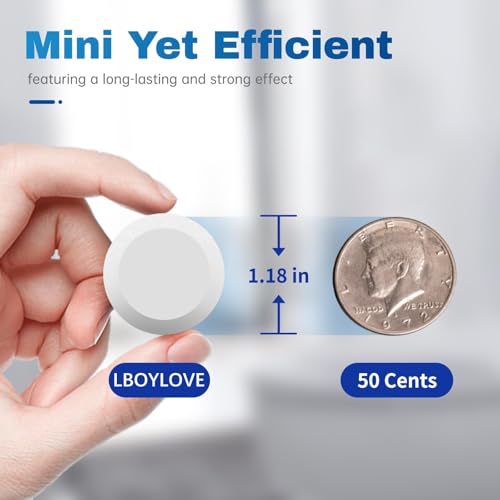 LBOYLOVE® 12 Pcs Toilet Bowl Cleaning Tablets, Automatic Toilet Bowl Cleaner with Bleach for Deodorizing, Descaling, Against Tough Stains, Household Toilet Tank Cleaner