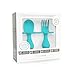 Grabease Baby & Toddler Utensils - Spoons & Forks - BPA-Free & Phthalate-Free, Cutlery Set for Baby & Toddler