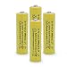 QBLPOWER Solar Light Rechargable Batteries Cell for Garden/Lawn/Sidewalk Lamp 1.2V AA Ni-CD 600mAh 2A(4 Pack AA Yellow) primary