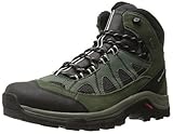 Salomon Men's Authentic LTR GTX Backpacking Boot, Asphalt/Night Forest/Aluminium, 9.5 M US