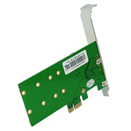2 Port M.2 SSD to PCI-e x1 adapter B or B+M key (SI-PEX40115)