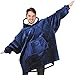 RONGO Oversized Sweatshirt Hoodie Blanket for Men, Women & Kids – Double-Sided with Sherpa & Plush Fleece Lining – Kangaroo Pocket Giant Hoody with Extra Front Pocket for Mobile Phone, Bottle or Keys