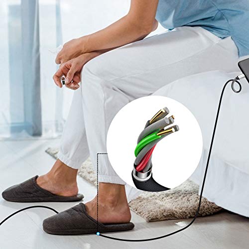 6 Charger+Durable+Braided+Compatible+Samsung