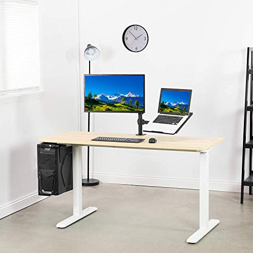 MOUNT Laptop Monitor Mountstand with Keyboard Tray,Adjustable