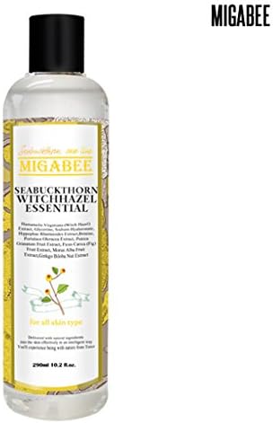 [MIGABEE] Sebuckthorn Witchhazel Essential 290ml 10.2 fl.oz. 100% Natural Ingredient Botanical Skin Care, Reduce Skin Puffiness &amp; Brightening