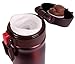 17oz Coffee Thermos, Stainless Steel Travel Mug, Double Wall Vacuum Insulated Water Bottle, Keeps Drinks Hot for 12 Hours and Cold for 24,(Extra Seal Gasket Included) Color Mulberry Red