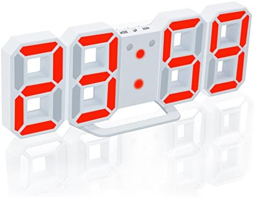 Alarm Clock LED Digital Wall clock Electronic Desk Clock with Snooze Function