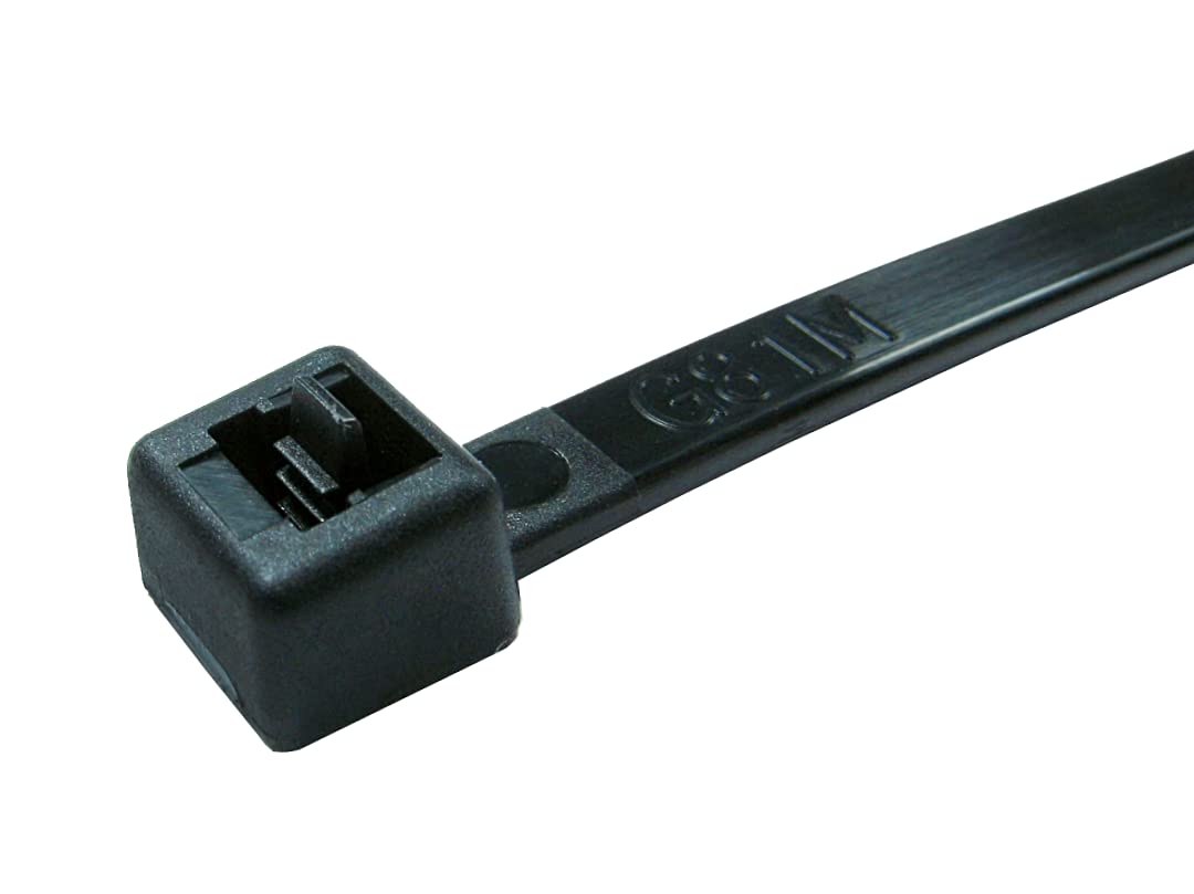 100 Pack - Cable Ties - 4.8mm x 160mm Black