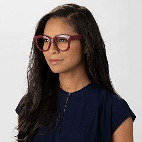 Peepers Women's Center Stage 2297100 Oval Reading Glasses, Berry, 1