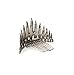 Kitsch Feather Bun Pin, Silver, 0.1 Ounce