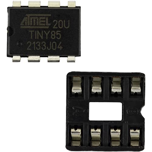 5pcs ATTINY85-20PU DIP-8 IC MCU 8BIT 8KB Microcontroller with 5pcs