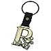 Mickey Mouse Letter P Brass Key Chain