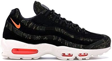 black and orange air max 95