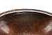 Premier Copper Products LO19FDB 19-Inch Oval Under Mount Hammered Copper Bathroom Sink, Oil Rubbed Bronze