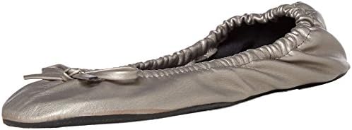 Alora Foldable Flats with Carrying Case, Gun Metal, X-Large