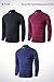 LTIFONE Black Men Sweaters, Quarter Zip Pullover for Men, Polo Slim Fit Mens Clothe Business Casual Long Sleeve Turtleneck Sweater(XL)