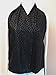 DinerWear Cravaat - Fashionable Adult Bib Dining Scarf (Black Dot)