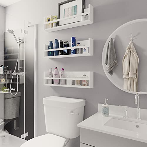 Brightmaison Polynez Floating Shelves for Wall & Book Storage for