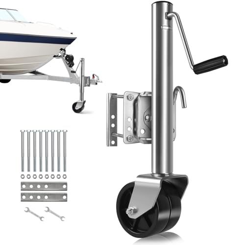 GIANTOOL 2000 lb Boat Trailer Jack,HeavyDuty Trailer Jack,10’’ Lift