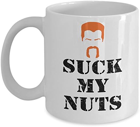 Best Funny Mug - Suck My Nuts Abraham Coffee Tea Cup - Unique Cool Gift for Walkers - 11oz White Ceramic Teacup Coffee Mug - Perfect Birthday Present for Men, Women, Him and Her