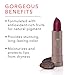 100% PURE Cocoa Butter Matte Lipstick Full Stay All Day Coverage, Lasting Moisturizing & Softening Natural Lip Color for All Skin Tones, Vegan Fruit Pigmented Winecup (Cool Toned Berry) - 0.15 oz