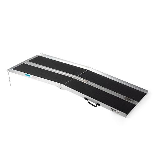 Titan Ramp Handle Titan Ramps 6' Wheelchair Scooter Ramp Folds with Carrying Handle for ...