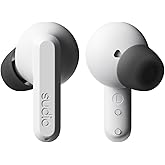 Sudio A3 Pro Noise Cancelling Earbuds – 25H Playtime, ANC, Multipoint Bluetooth 5.4, Clear Calls, IPX4 Sweat & Splash Resistant, USB-C Charging, Made from Recycled Plastics (White)