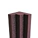Foamily Burgundy XL Column Acoustic Wedge Studio Foam Corner Block Finish Corner Wall in Studios or Home Theater (4 Pack)