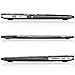 Kuzy Compatible with MacBook Air 13 inch Case A1466 A1369 Soft Touch Cover for Older Version 2017, 2016, 2015 Hard Shell, Lace Black