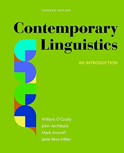 Syntax: A Generative Introduction (Introducing Linguistics