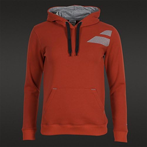 Babolat Men's Core Tennis Hoodie, Red (L)