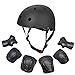 Dostar Kids Youth Adjustable 7Pcs Sports Protective Gear Set Safety Pad Safeguard (Helmet Knee Elbow Wrist) Roller Bicycle BMX Bike Skateboard Hoverboard and Other Extreme Sports Activities