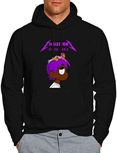 Lil Uzi Vert 1 Hoodie Pullover Unisex Sweatshirt - Black - Large QW