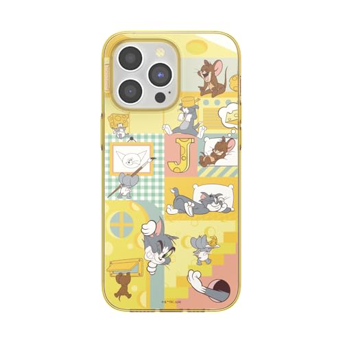 PopSockets iPhone 15 Pro Max Case Compatible with MagSafe, Phone Case for iPhone 15 Pro Max, Wireless Charging Compatible, Case Only - Tom & Jerry Chase