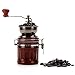 3E Home Manual Canister Ceramic Burr Coffee Mill Grinder, Stainless Steel Top and Ceramic Body