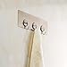 Adhesive Wall Hooks Nail Free No Scratch Reusable Heavy Duty Wall Hooks For Kitchen Bathroom Door Ceiling Hanger, With 3 Hooks.